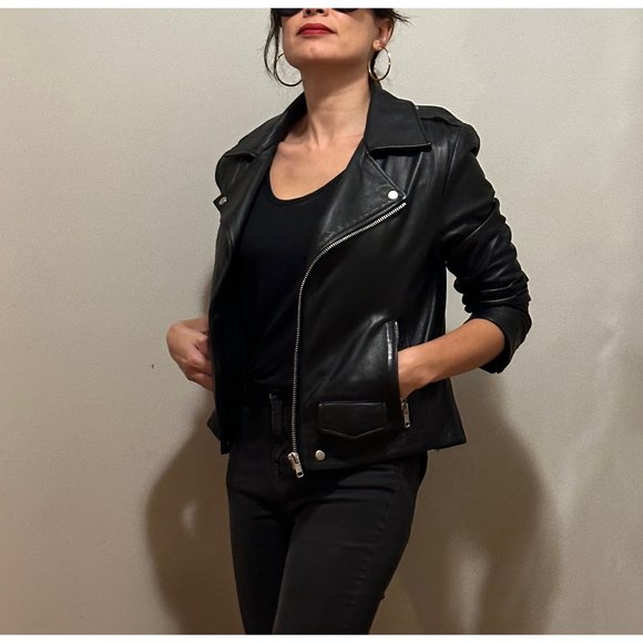 OAK NYC oversized/unisex leather jacket, PERFECT! - Picture 4 of 9